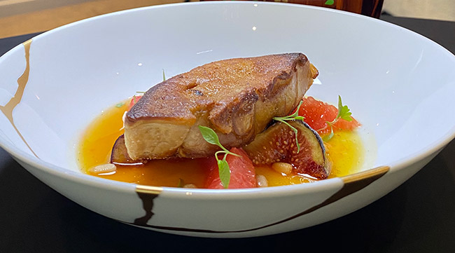 Foie gras de canard poêlé