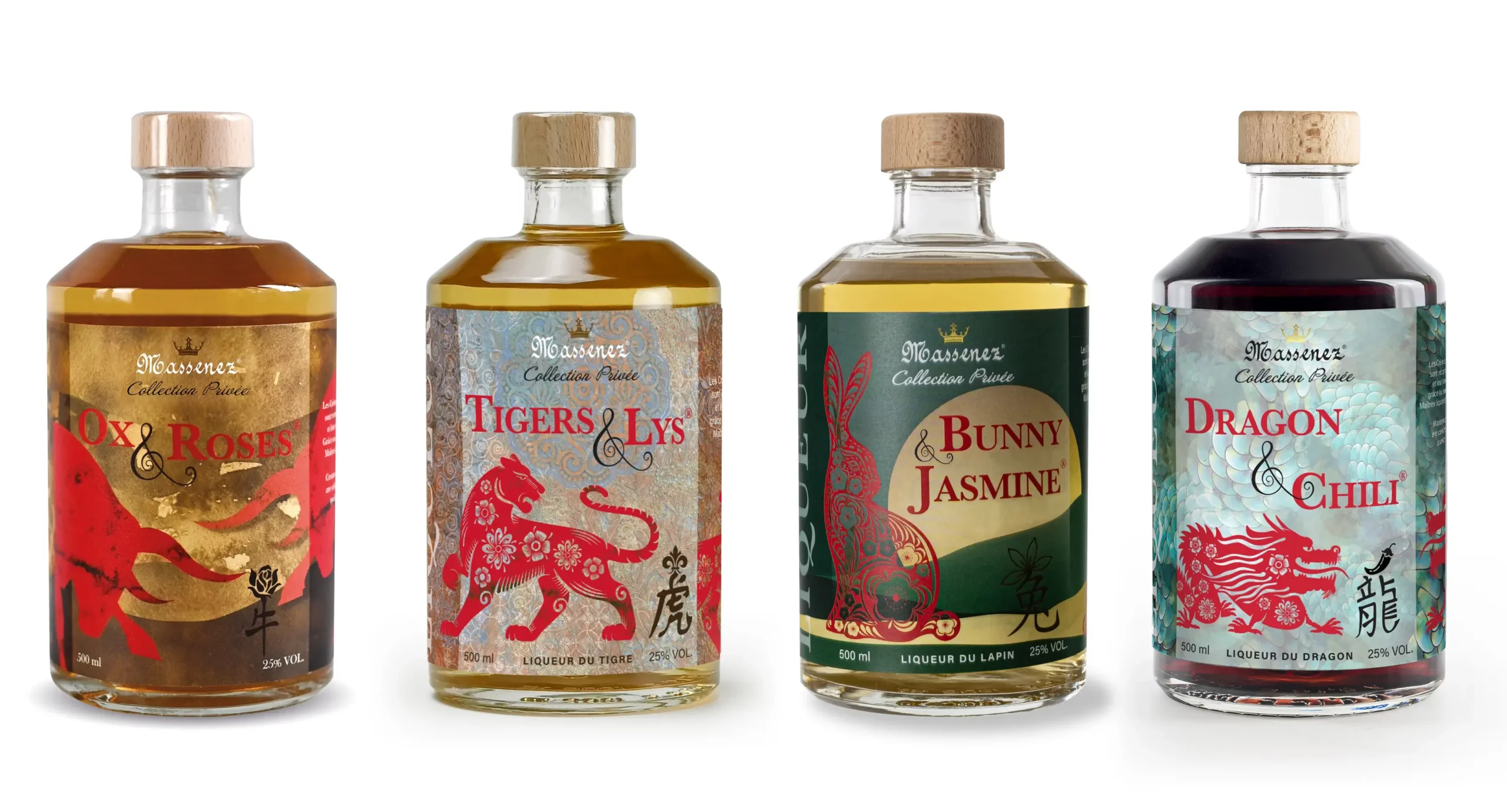 Quatro Liqueurs Zodiaque